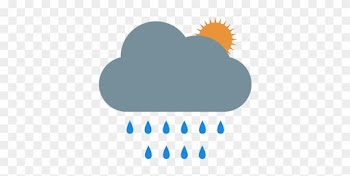Summer, Rain, Clouds, Cloudy, Drop, Weather Icon - Rain Clouds Icon
