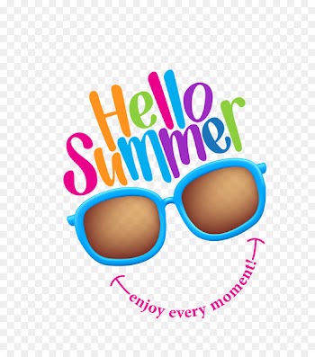Summer Royalty-free Illustration - Vector color glasses decorated summer time 
