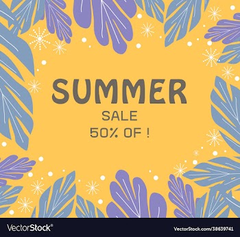 summer sale banner background