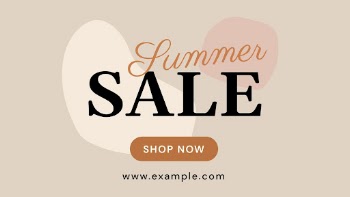 Summer sale banner template, shopping | Free Vector Template - rawpixel