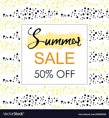 Summer sale layout banner vector image