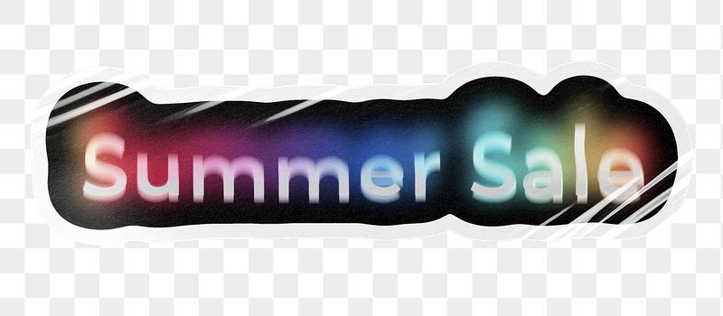 Summer sale png word sticker, | Free PNG - rawpixel