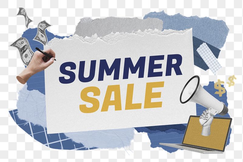 Summer sale png word sticker | Free PNG - rawpixel