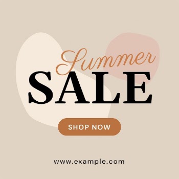Summer sale post template, shopping | Free PSD Template - rawpixel