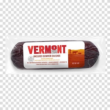 Summer sausage Ingredient Vermont Smoke and Cure Meat, sausage transparent background PNG clipart