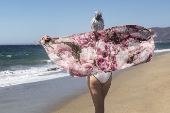 Summer scarf mockup, floral pattern | Free PSD Mockup - rawpixel