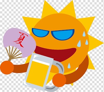 Summer Season Qixi Festival 夏祭り, summer sun transparent background PNG clipart