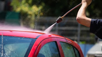 Summer self service car wash 
