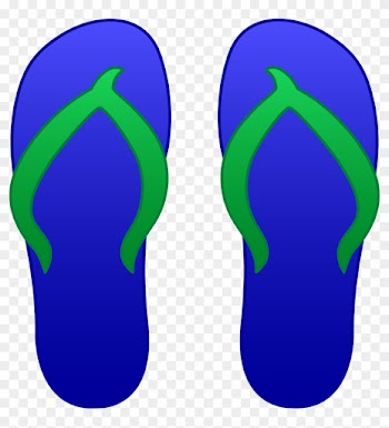 Summer Shoes Cliparts - Clip Art Flip Flops