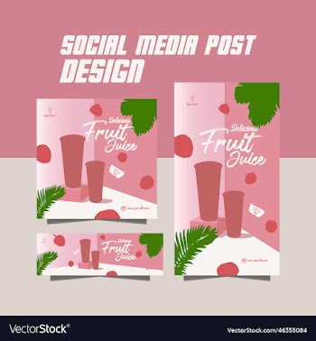 summer special fruit drink menu poster design