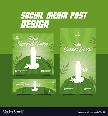 summer special juice menu flyer template design