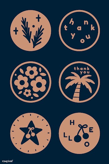 Summer sticker pack | Free stock vector - 845324