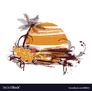 Summer t-shirt design vector image