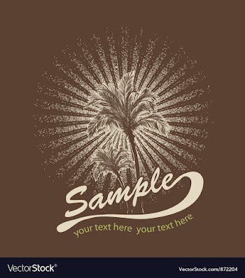 Summer t-shirt design vector image