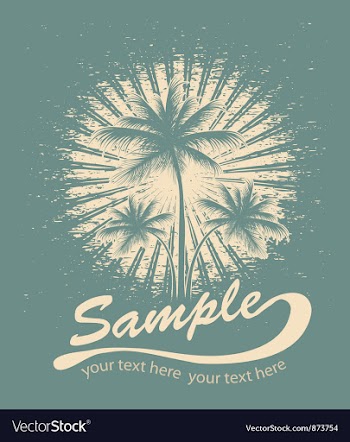  					Summer t-shirt design vector image														
