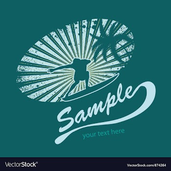 Summer t-shirt design vector image