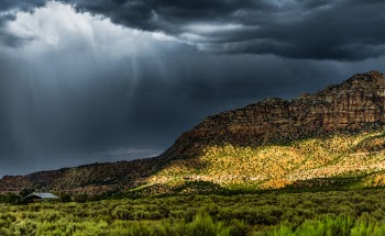 Summer thunderstorm somewhere in Arizona. 