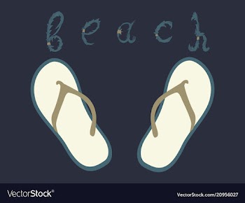 Summer time holiday typographic on vintage vector image
