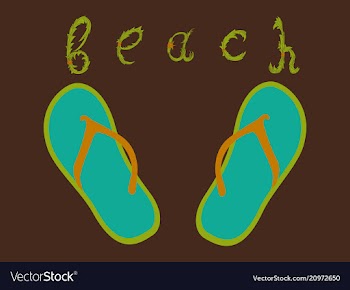 Summer time holiday typographic on vintage vector image