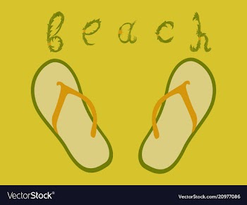 Summer time holiday typographic on vintage vector image