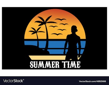 summer time t-shirt design
