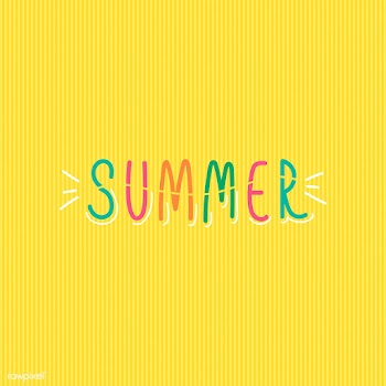 Summer typography | Free stock vector - 1016643