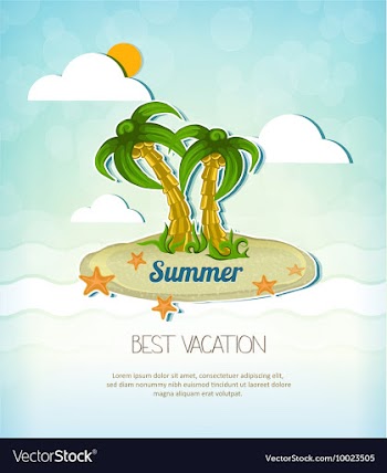 Summer vector image