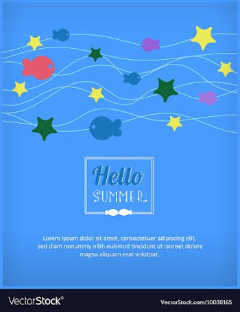 Summer vector image