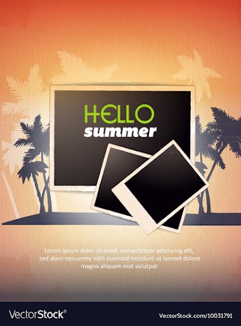 Summer vector image