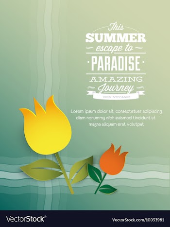 Summer vector image