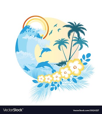 Summer vector image