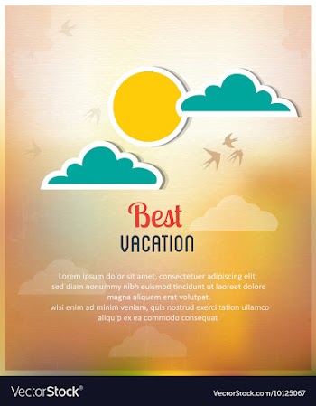 Summer vector image