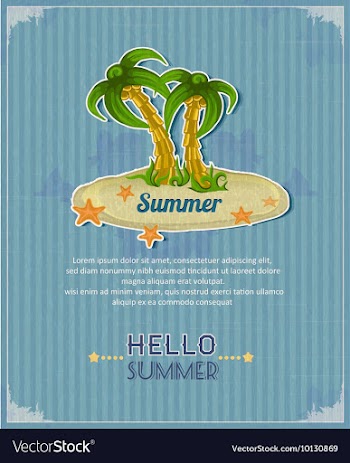 Summer vector image