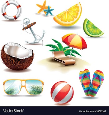  					Summer vector image														