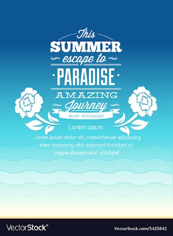 Summer vector image