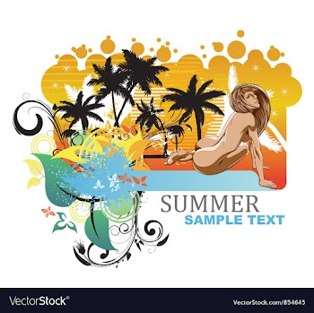Summer vector image