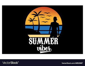 summer vibs t-shirt design