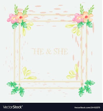 Summer vintage floral greeting card with blooming vector image