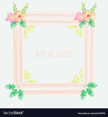 Summer vintage floral greeting card with blooming vector image