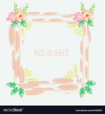 Summer vintage floral greeting card with blooming vector image