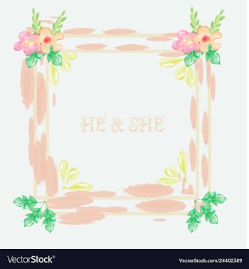 Summer vintage floral greeting card with blooming vector image