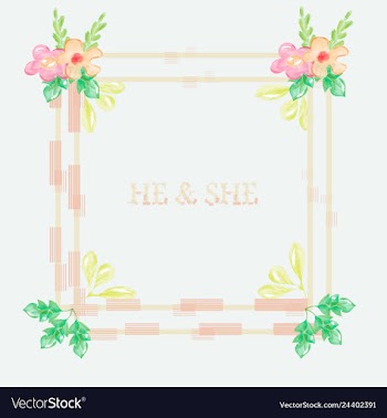 Summer vintage floral greeting card with blooming vector image