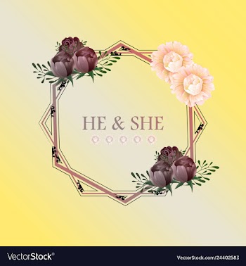 Summer vintage floral greeting card with blooming vector image