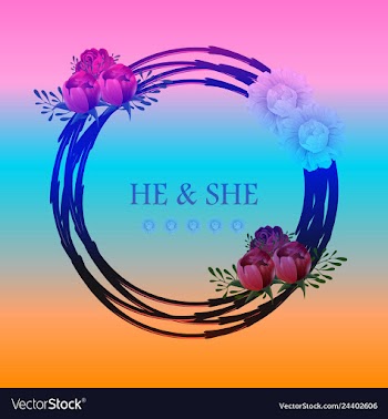Summer vintage floral greeting card with blooming vector image