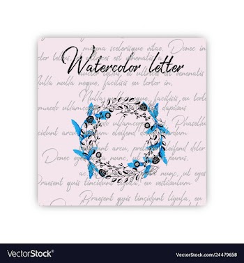 Summer vintage floral greeting card with blooming vector image