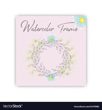 Summer vintage floral greeting card with blooming vector image