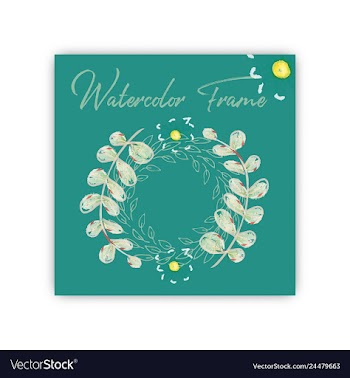 Summer vintage floral greeting card with blooming vector image