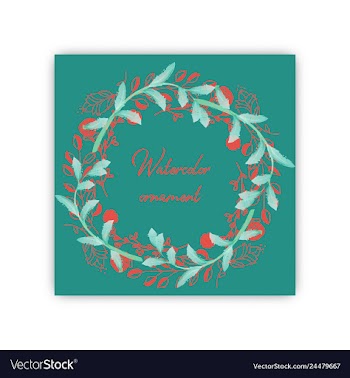 Summer vintage floral greeting card with blooming vector image