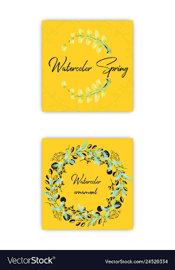 Summer vintage floral greeting card with blooming vector image