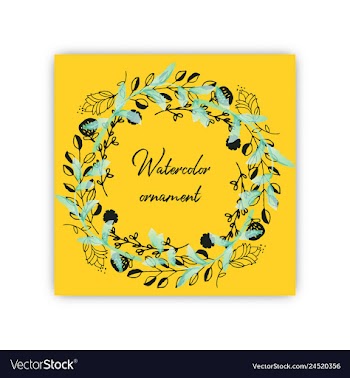 Summer vintage floral greeting card with blooming vector image